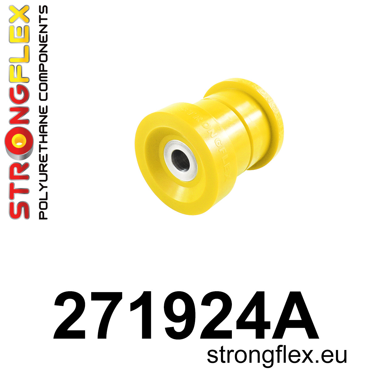 Strongflex Subaru Achterste subframe – achterste rubber SPORT – 271924AX ZWART 2 Strongflex Subaru Achterste subframe – achterste rubber SPORT – 271924AX ZWART – Bild 2