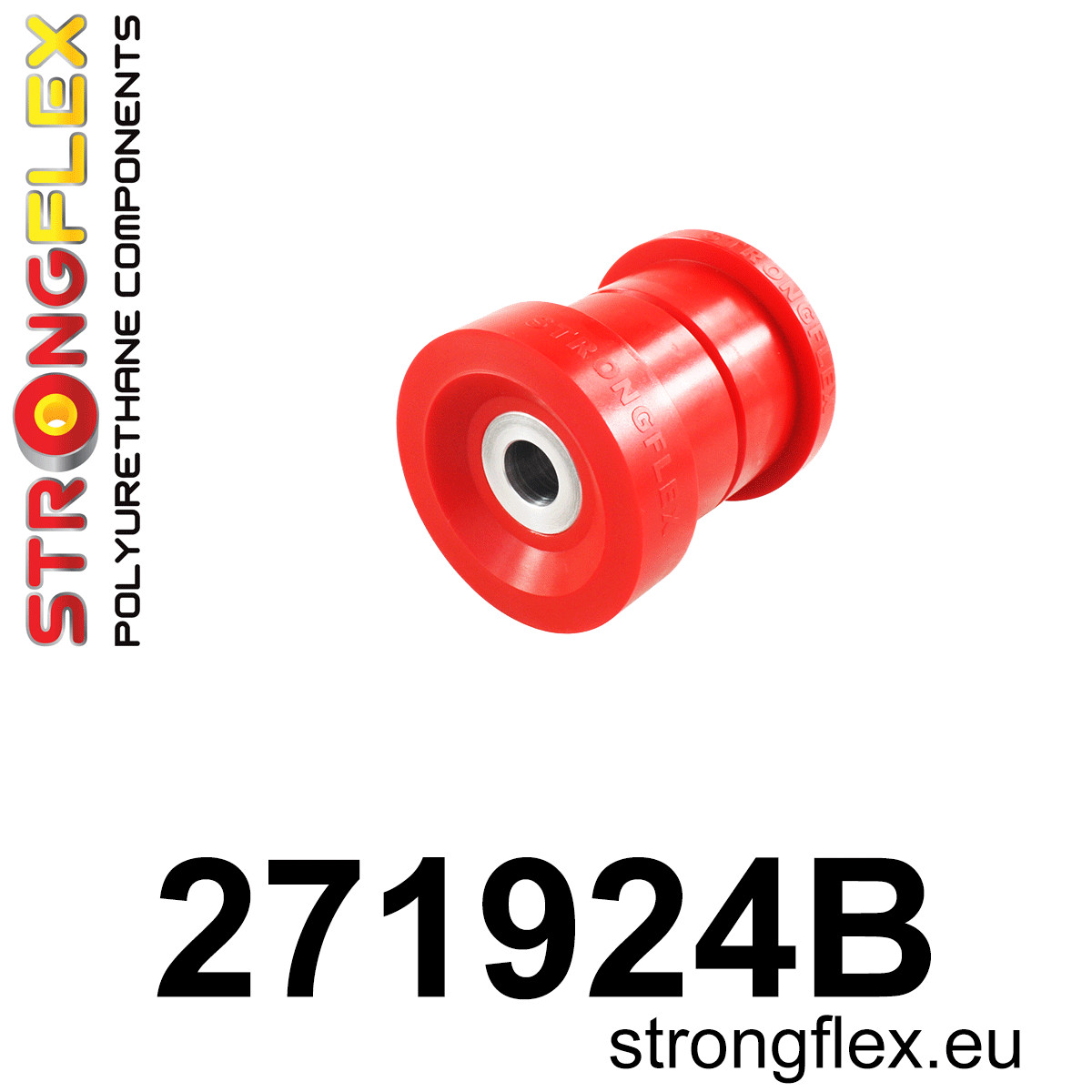 Strongflex Subaru Achterste subframe – achterste rubber – 271924BX ZWART 2 Strongflex Subaru Achterste subframe – achterste rubber – 271924BX ZWART - Image 2