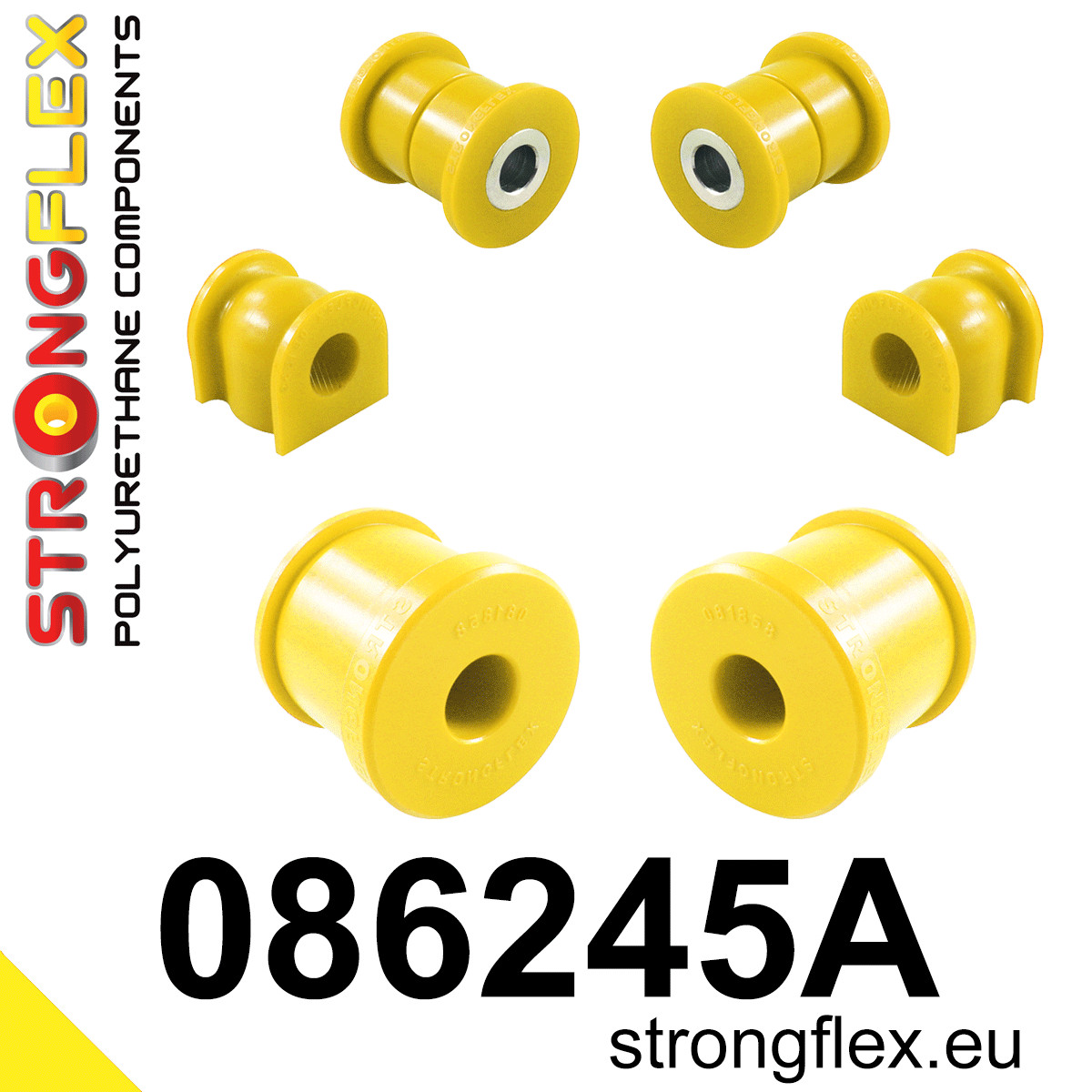 Strongflex Honda Voorste ophangrubberset SPORT – 086245A 1 Strongflex Honda Voorste ophangrubberset SPORT – 086245A