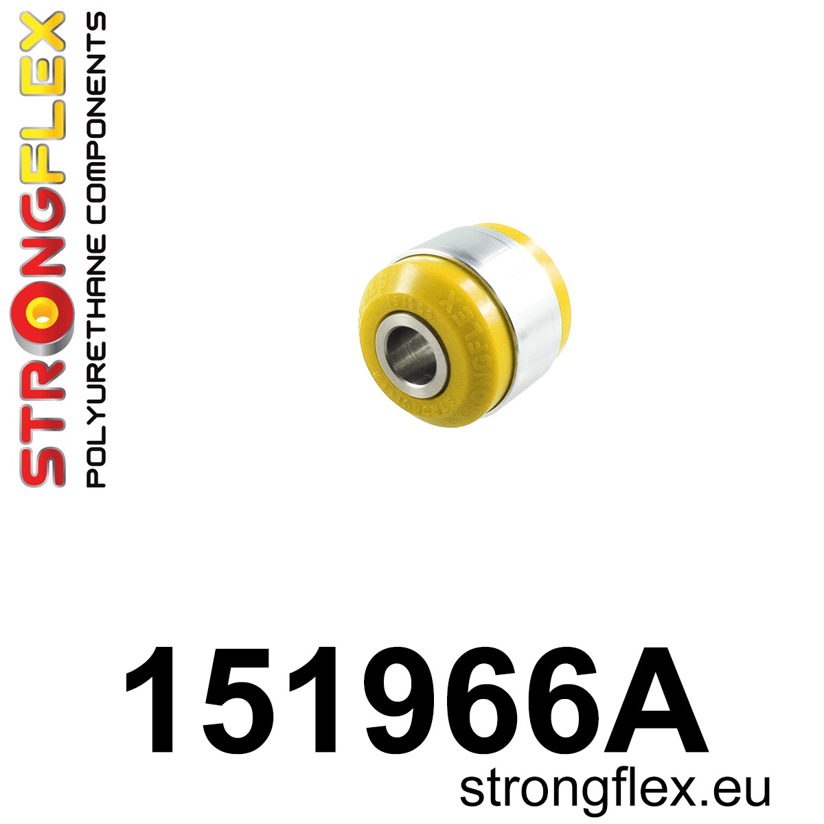 Strongflex Renault Voorste draagarm – voorste rubber SPORT – 151966A 1 Strongflex Renault Voorste draagarm – voorste rubber SPORT – 151966A