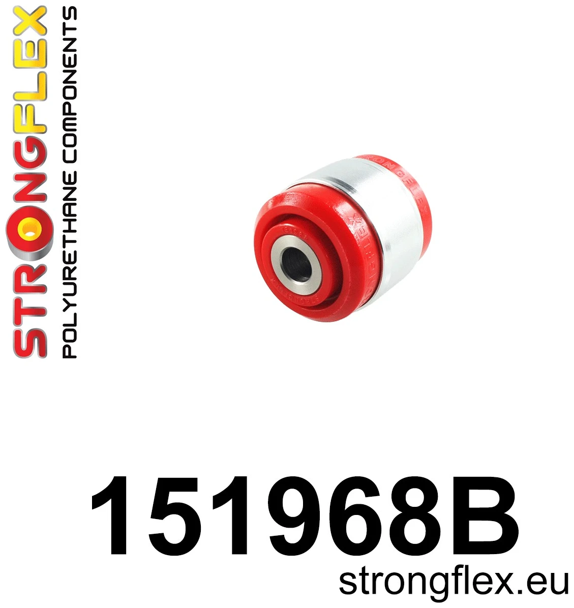 Strongflex Renault Voorste draagarm – achterste rubber 58mm – 151968B 1 Strongflex Renault Voorste draagarm – achterste rubber 58mm – 151968B