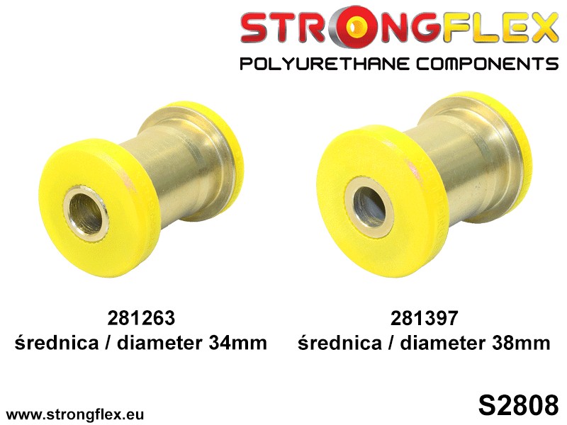 Strongflex Nissan Skyline Vooras rubberset SPORT – 286209A 3 Strongflex Nissan Skyline Vooras rubberset SPORT – 286209A – Bild 3