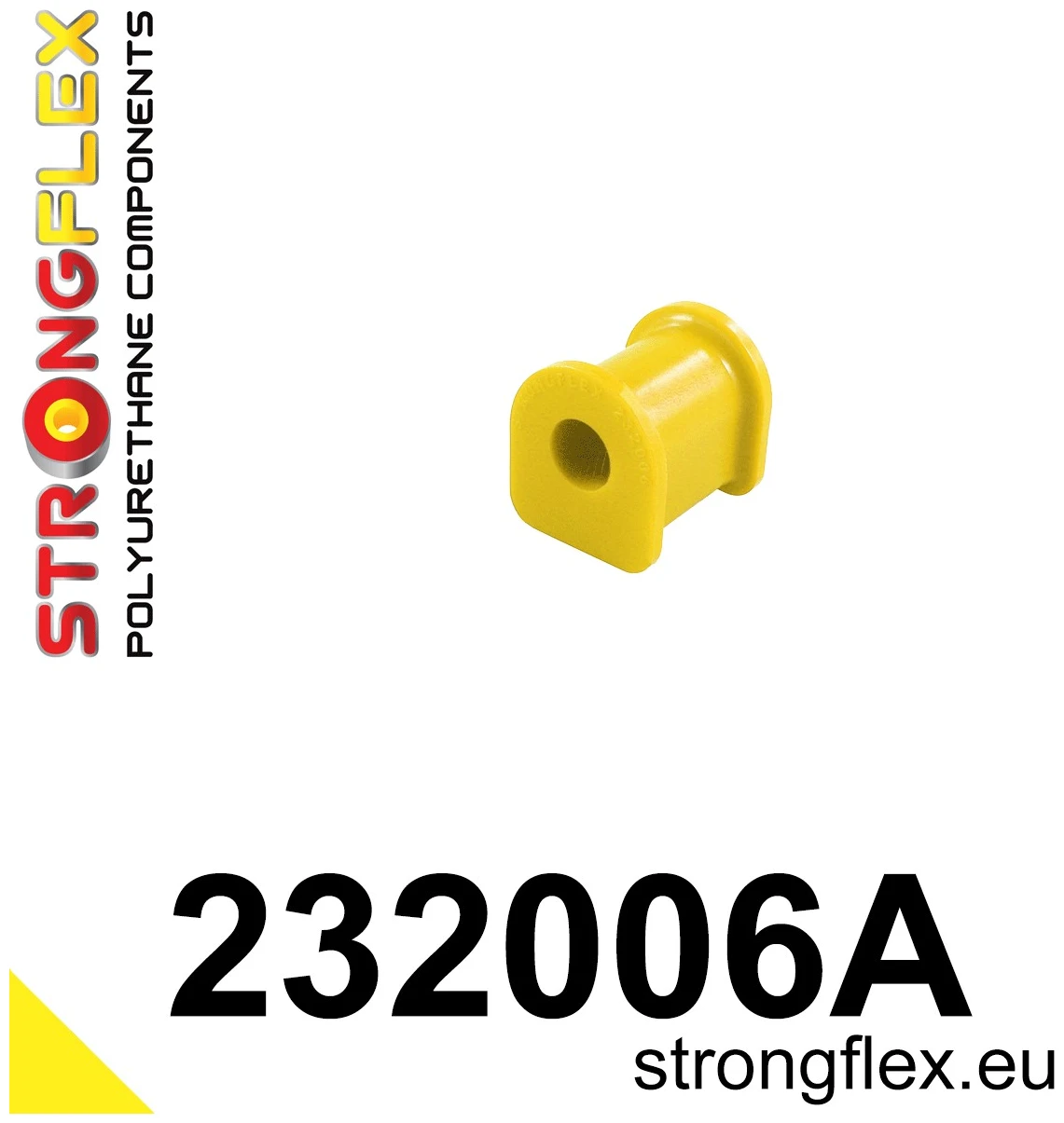 Strongflex Volvo Achterste stabilisator rubber SPORT – 232006A 1 Strongflex Volvo Achterste stabilisator rubber SPORT – 232006A
