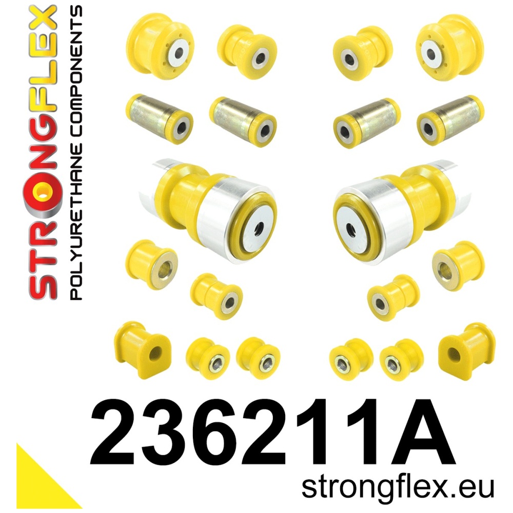 Strongflex Volvo Fahrwerksbuchsensatz hinten SPORT – 236211A