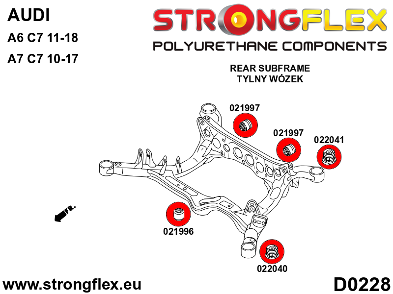 Strongflex Porsche Achterste differentieel - voorste rubber – 021996B 5 Strongflex Porsche Achterste differentieel - voorste rubber – 021996B – Image 5