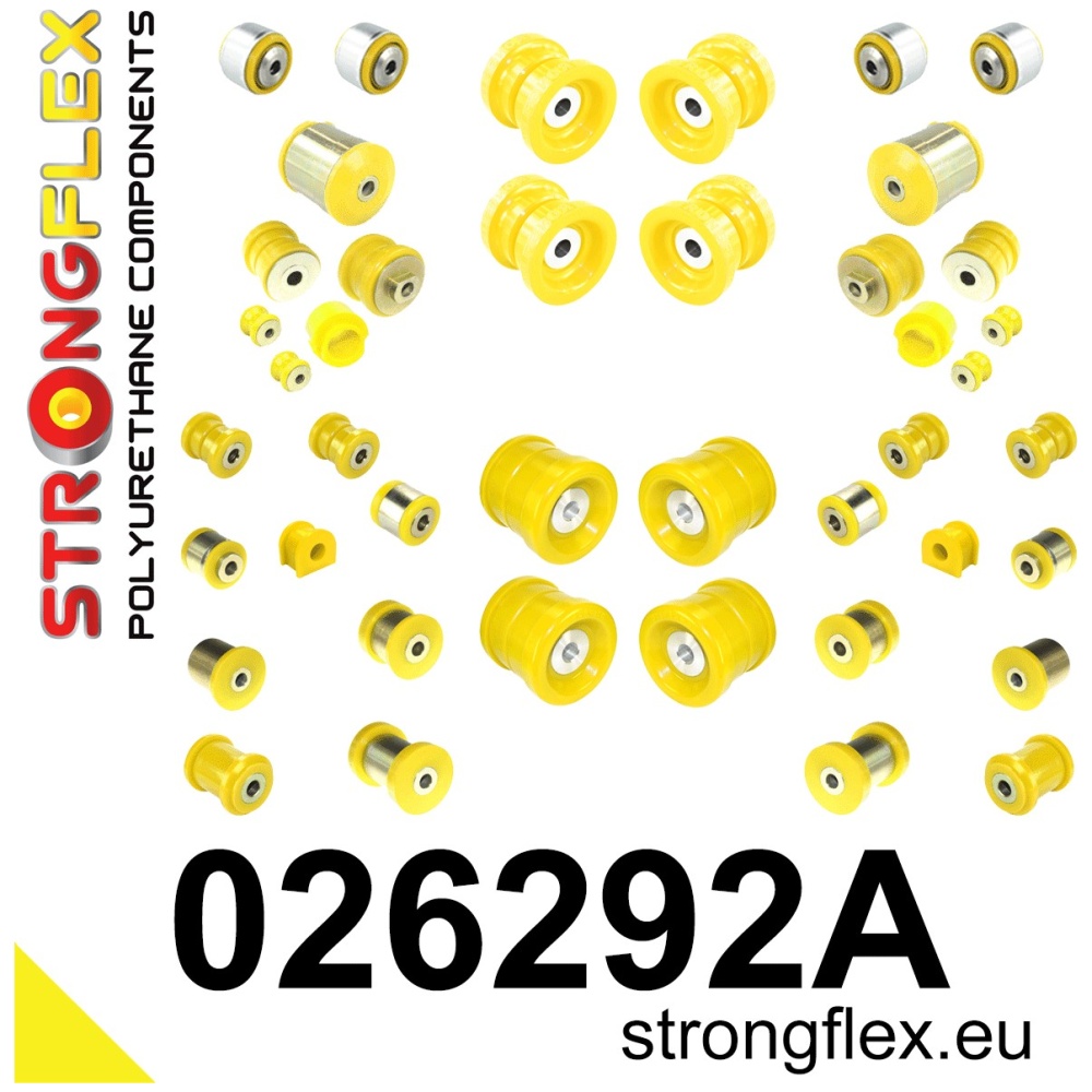 Strongflex Audi Complete polyurethaan ophangrubberset SPORT – 026292A