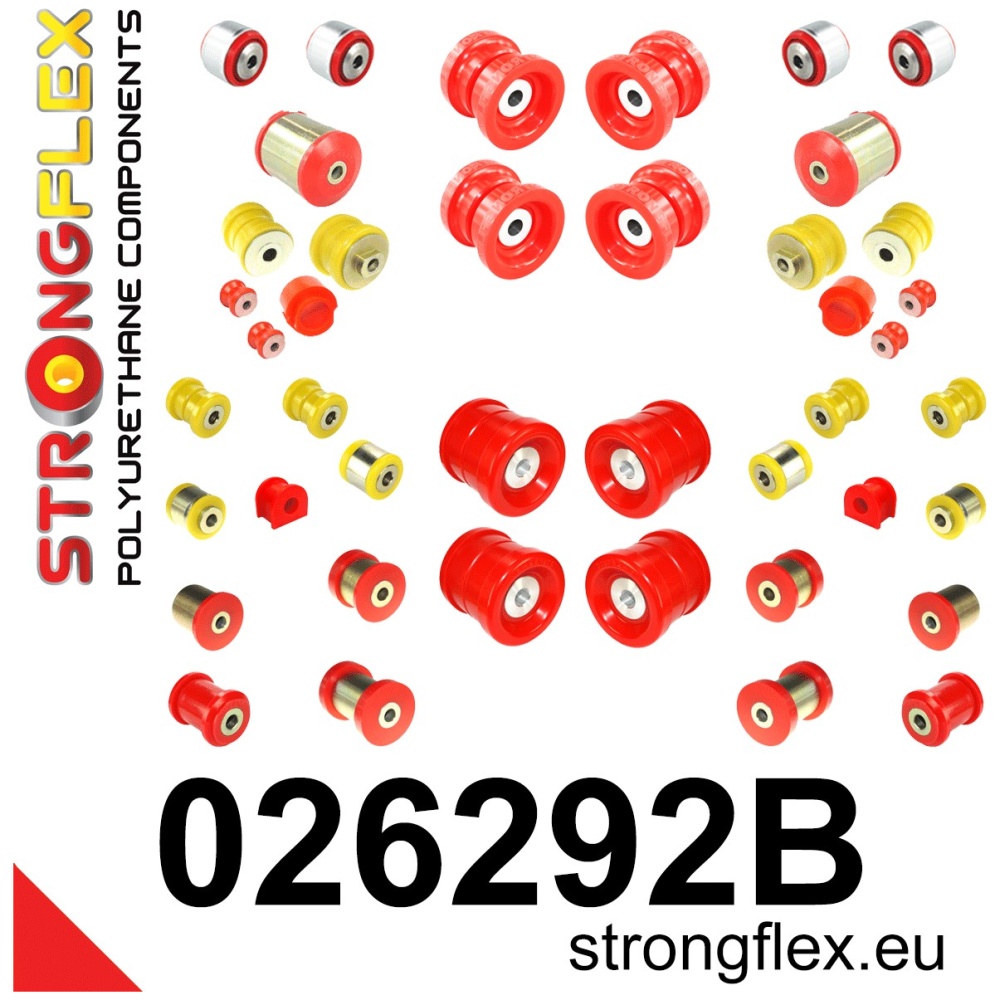 Strongflex Audi Complete polyurethaan ophangrubberset – 026292B