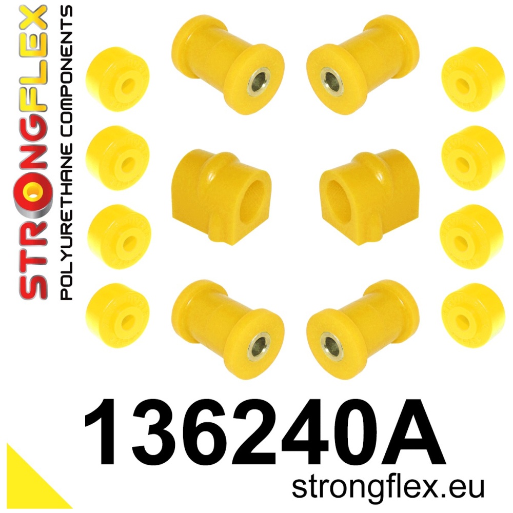 Strongflex Opel Vauxhall Kit de silentblocs de suspension avant SPORT – 136240A