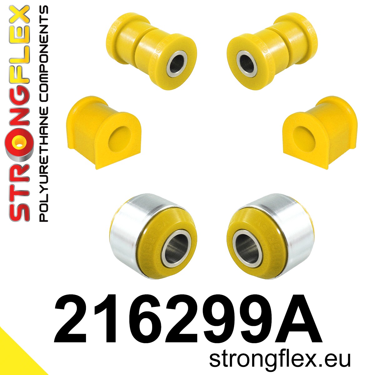 Strongflex Toyota Voorste ophangrubberset SPORT – 216299A 1 Strongflex Toyota Voorste ophangrubberset SPORT – 216299A