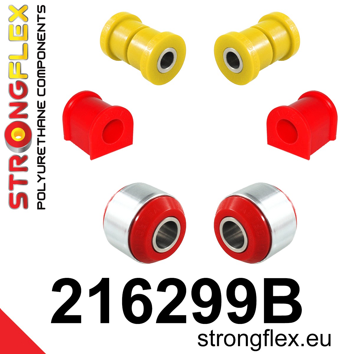 Strongflex Toyota Voorste ophangrubberset – 216299B 1 Strongflex Toyota Voorste ophangrubberset – 216299B