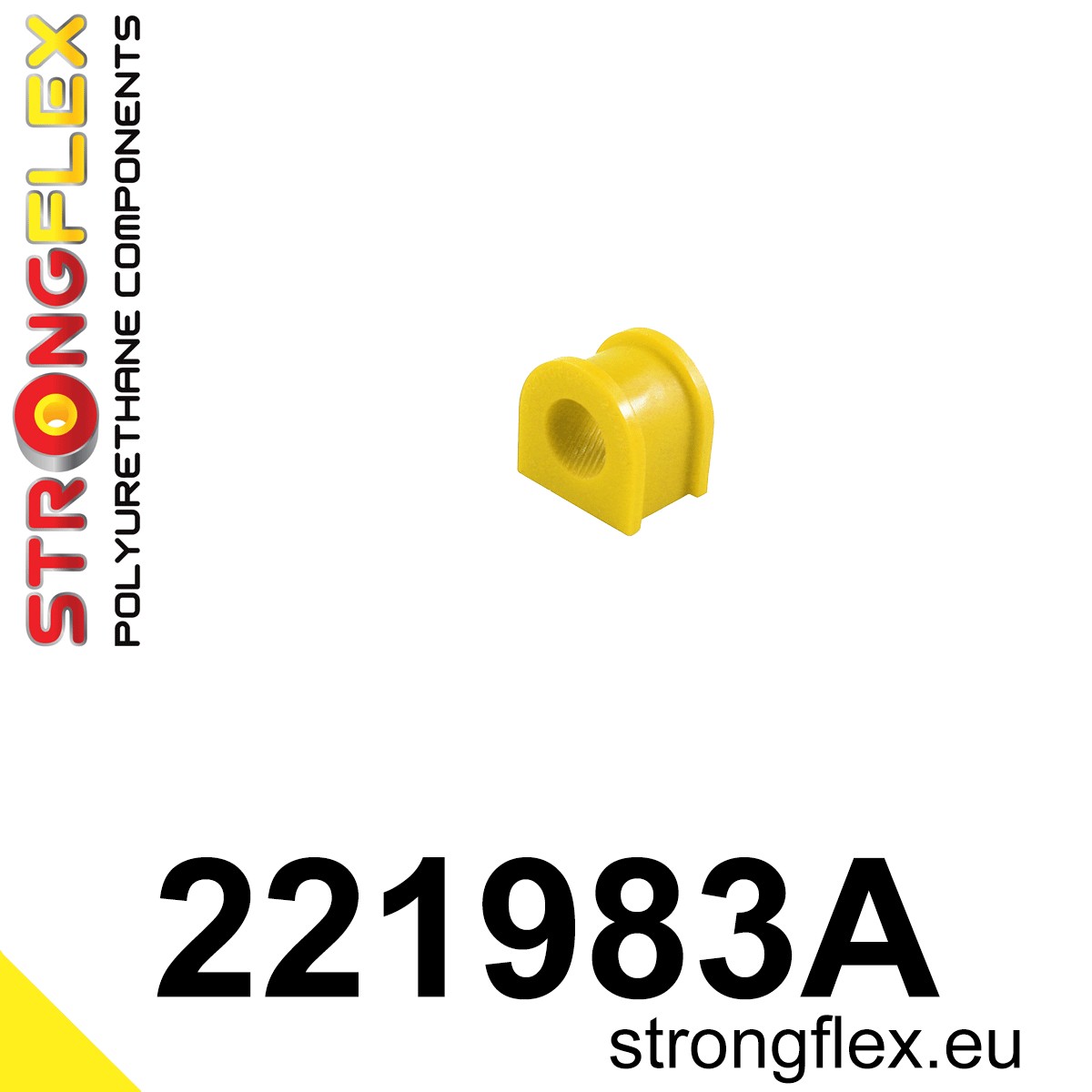 Strongflex Audi Achterste stabilisator rubber SPORT – 221983AX ZWART 2 Strongflex Audi Achterste stabilisator rubber SPORT – 221983AX ZWART – Image 2