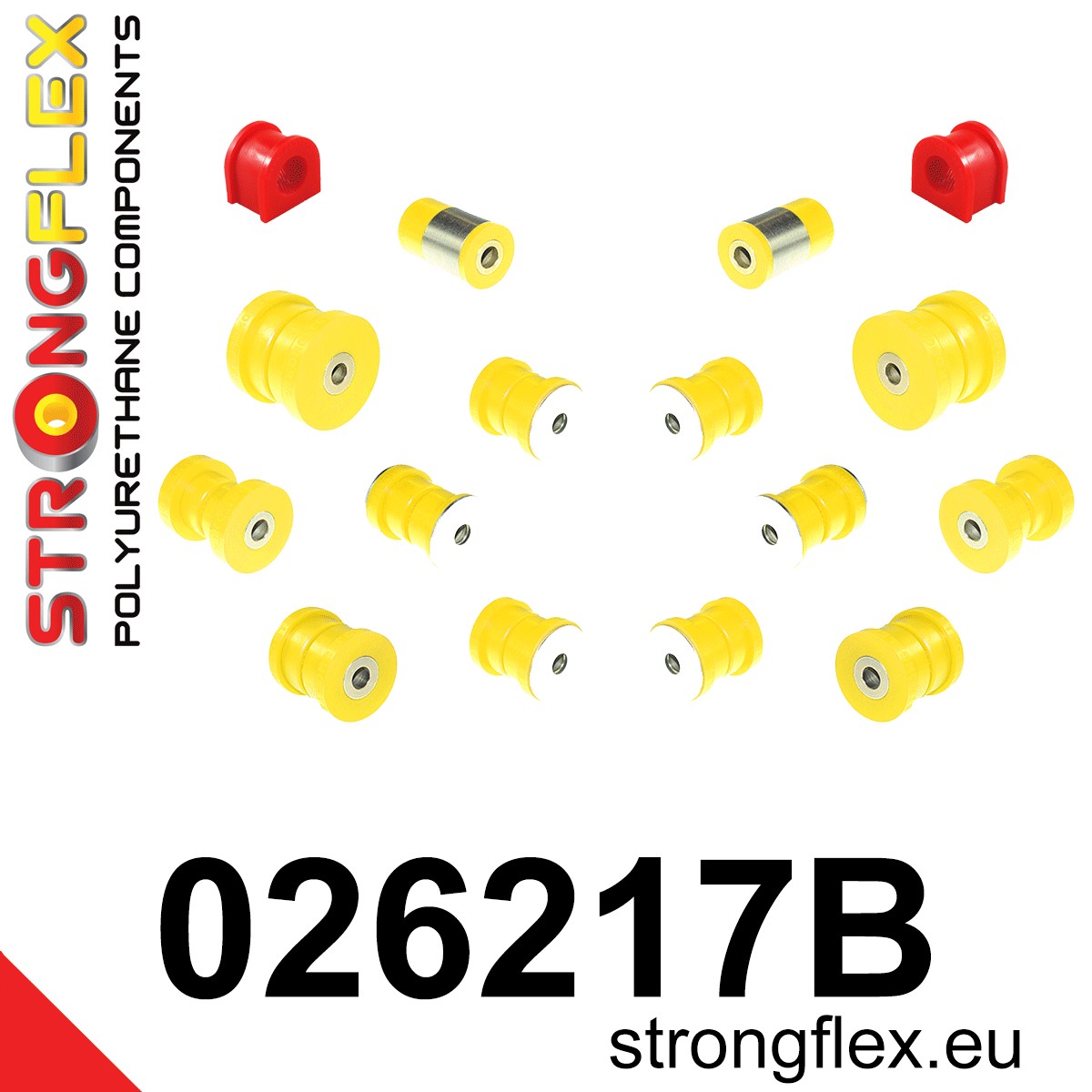Strongflex Audi Achterste ophangrubberset – 026217B 1 Strongflex Audi Achterste ophangrubberset – 026217B