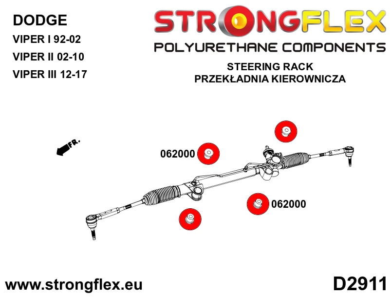 Strongflex Dodge Complete ophangrubberset – 066088B 5 Strongflex Dodge Complete ophangrubberset – 066088B – Image 5