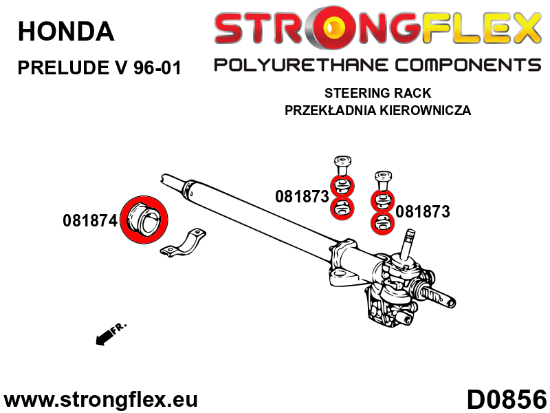 Strongflex Honda Prelude Polyurethaan rubberset voor- en achteras – 086205B 9 Strongflex Honda Prelude Polyurethaan rubberset voor- en achteras – 086205B – Bild 9
