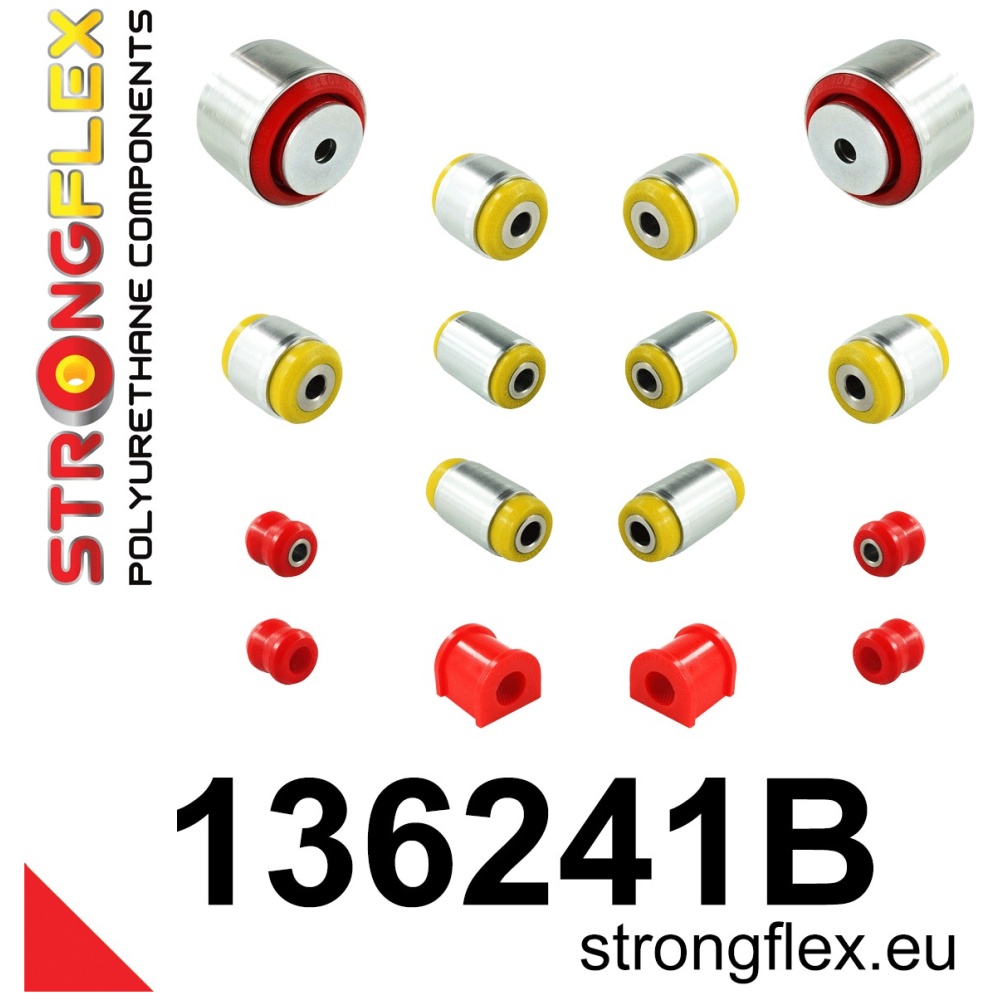 Strongflex Saab Achterste ophangrubberset – 136241B