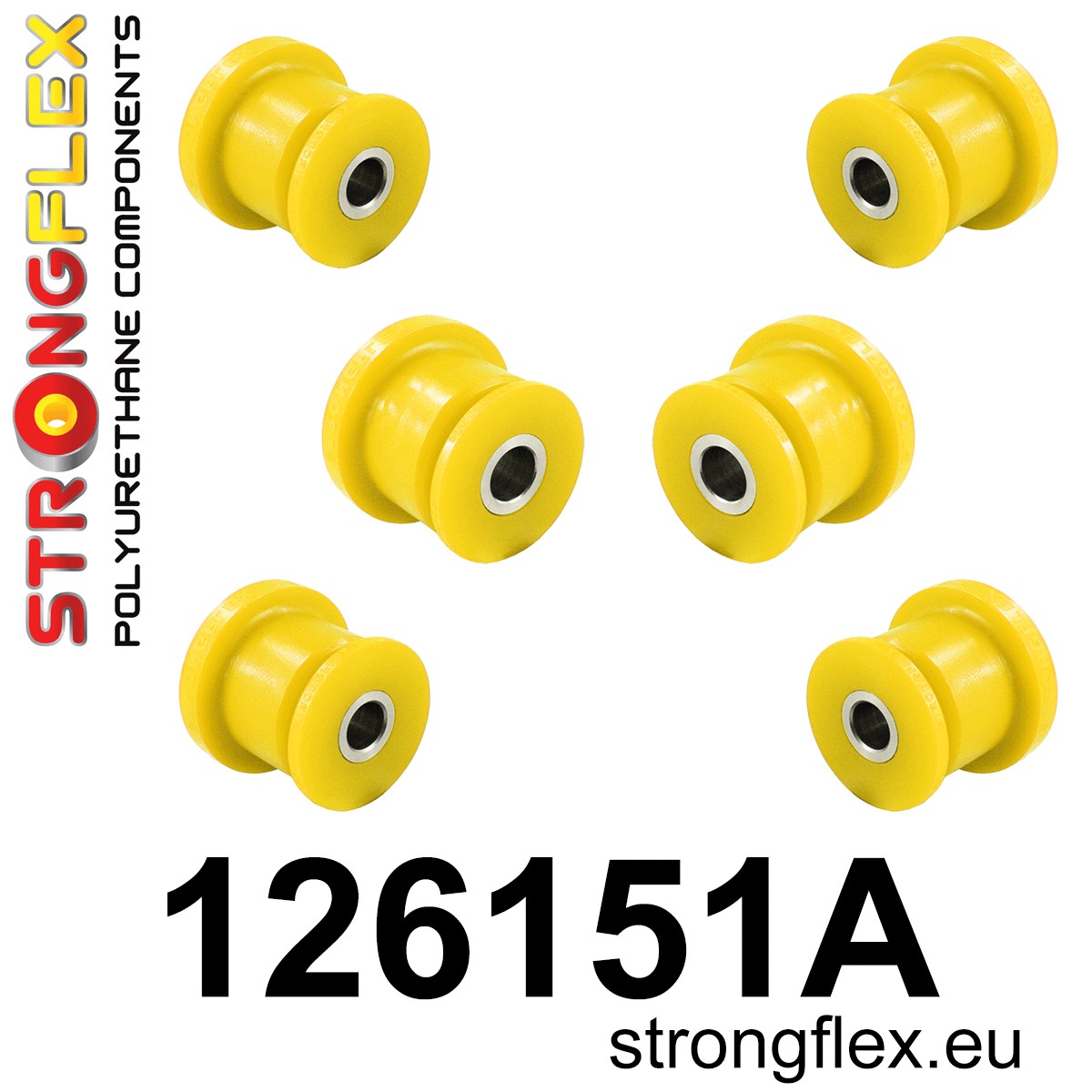 Strongflex Dodge Voorste subframe rubberset SPORT – 126151A 1 Strongflex Dodge Voorste subframe rubberset SPORT – 126151A