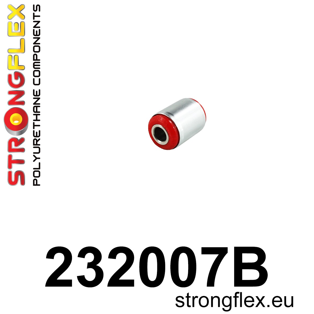 Strongflex Volvo Voorste draagarm rubber – 232007B 1 Strongflex Volvo Voorste draagarm rubber – 232007B