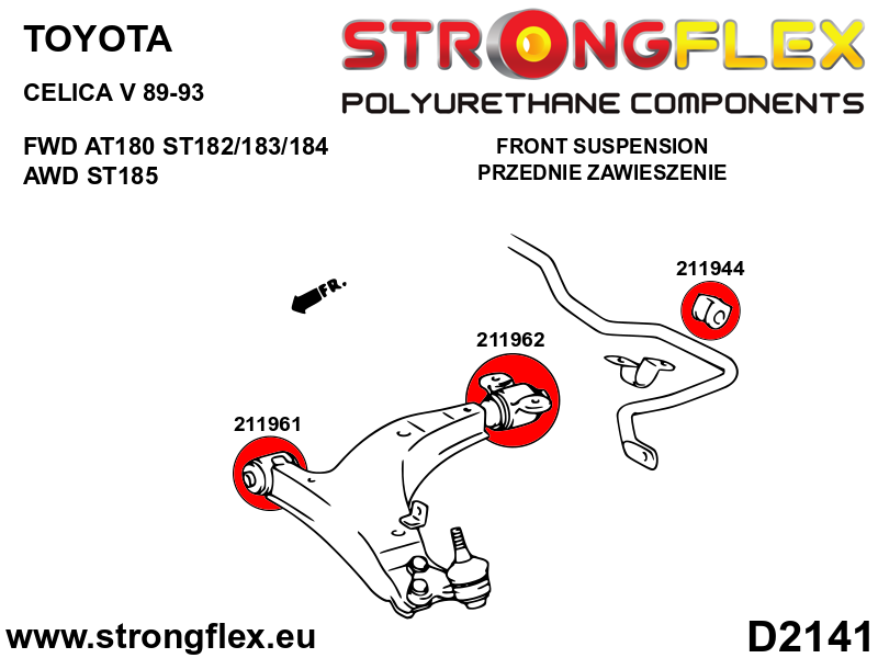 Strongflex Toyota Voorste stabilisatorrubber – 211944B 6 Strongflex Toyota Voorste stabilisatorrubber – 211944B - Image 6