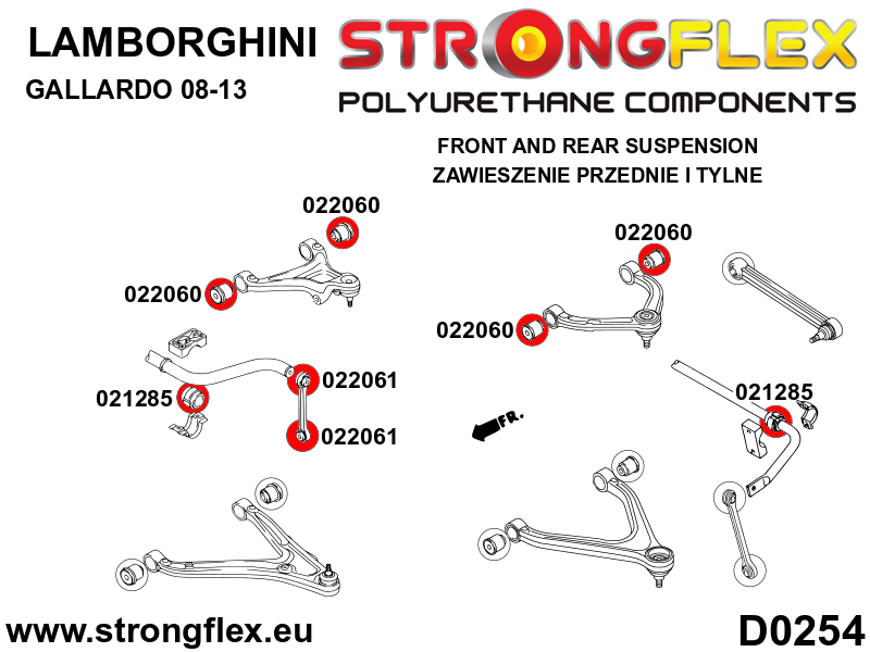 Strongflex Audi Voorste stabilisatorrubber SPORT – 021285A 9 Strongflex Audi Voorste stabilisatorrubber SPORT – 021285A – Bild 9