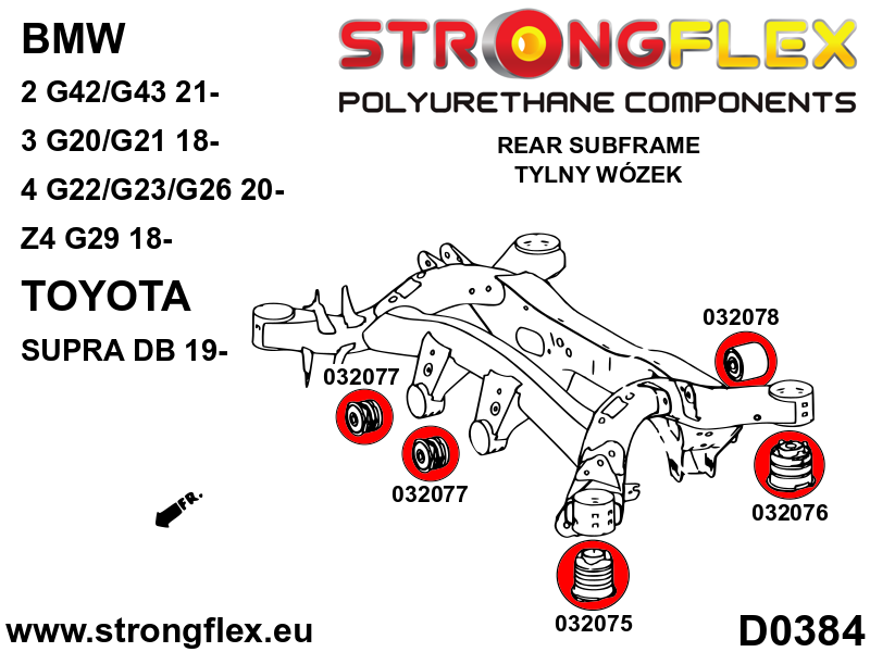 Strongflex Toyota Supra Achterdifferentieel - rubber voor SPORT – 032077A 3 Strongflex Toyota Supra Achterdifferentieel - rubber voor SPORT – 032077A – Bild 3