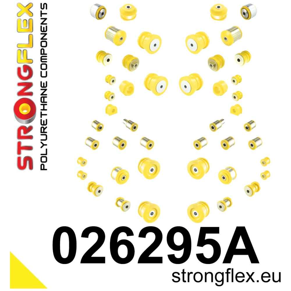 Strongflex Audi Complete polyurethaan ophangrubberset SPORT – 026295A