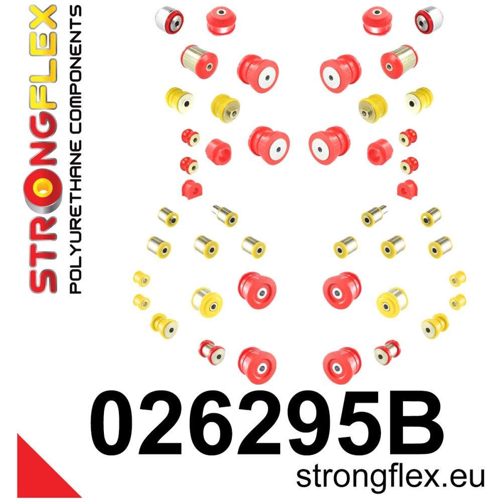 Strongflex Audi Complete polyurethaan ophangrubberset – 026295B
