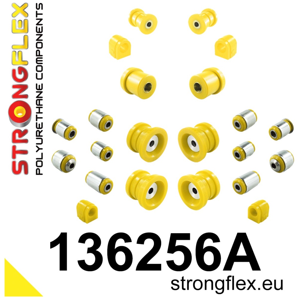 Strongflex Chevrolet Complete polyurethaan ophangrubberset SPORT – 136256A