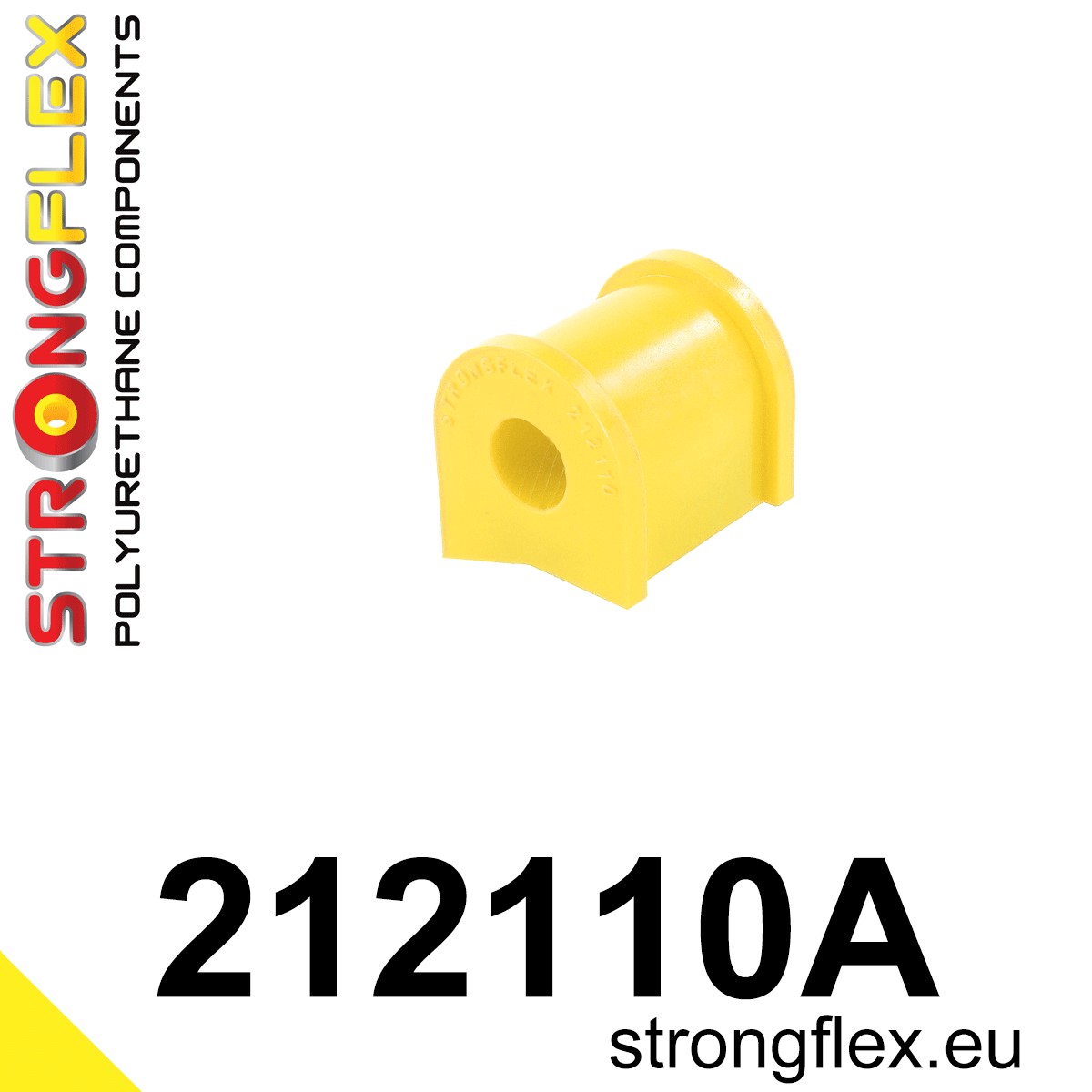 Strongflex Toyota Achterste stabilisator rubber SPORT – 212110AX ZWART 2 Strongflex Toyota Achterste stabilisator rubber SPORT – 212110AX ZWART – Image 2