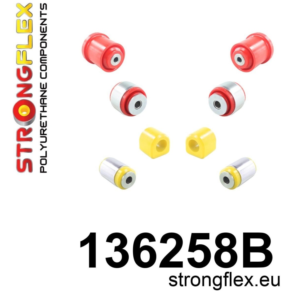 Strongflex Peugeot Complete ophangrubberset – 136258B