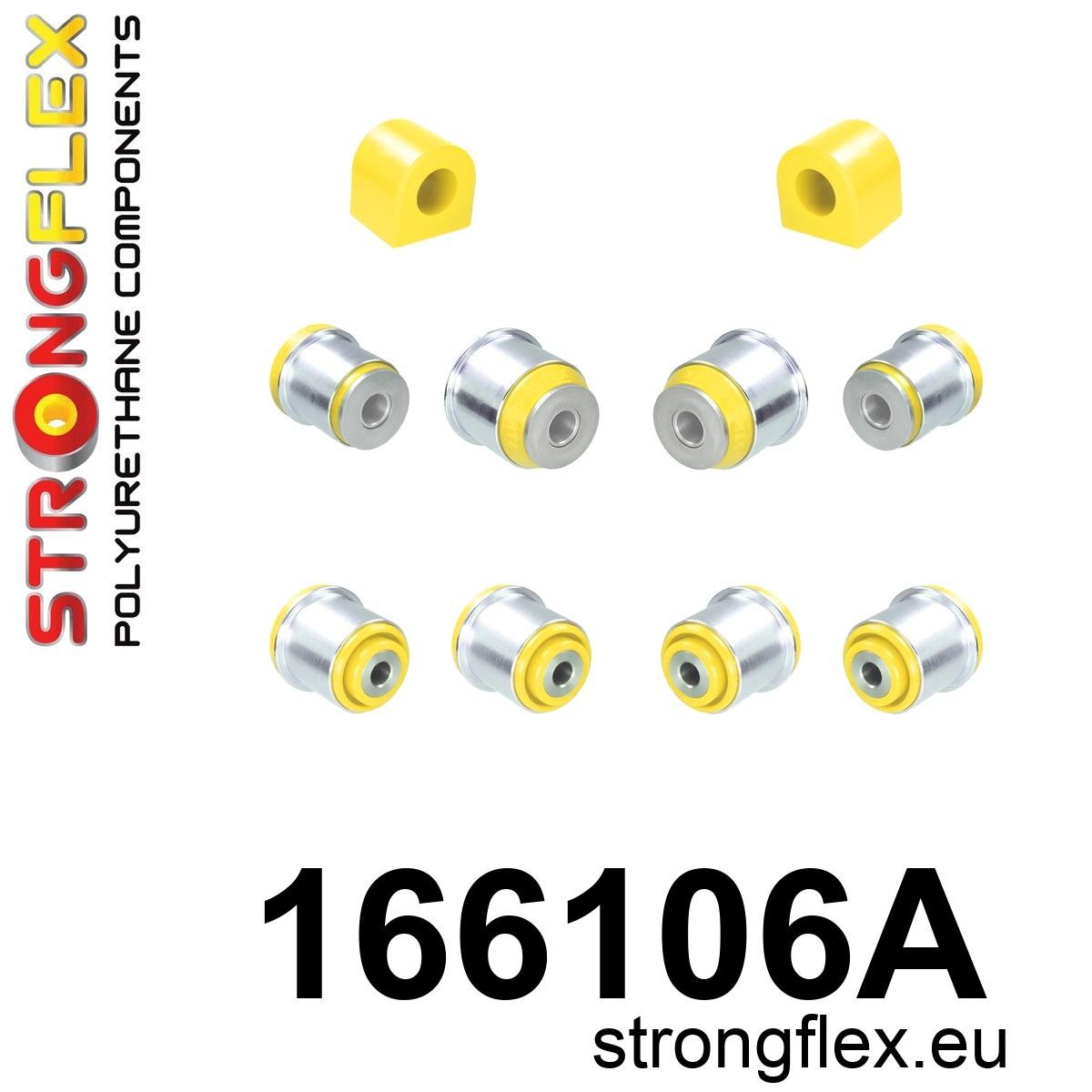 Strongflex Maserati Voorste ophangrubberset SPORT – 166106A 1 Strongflex Maserati Voorste ophangrubberset SPORT – 166106A