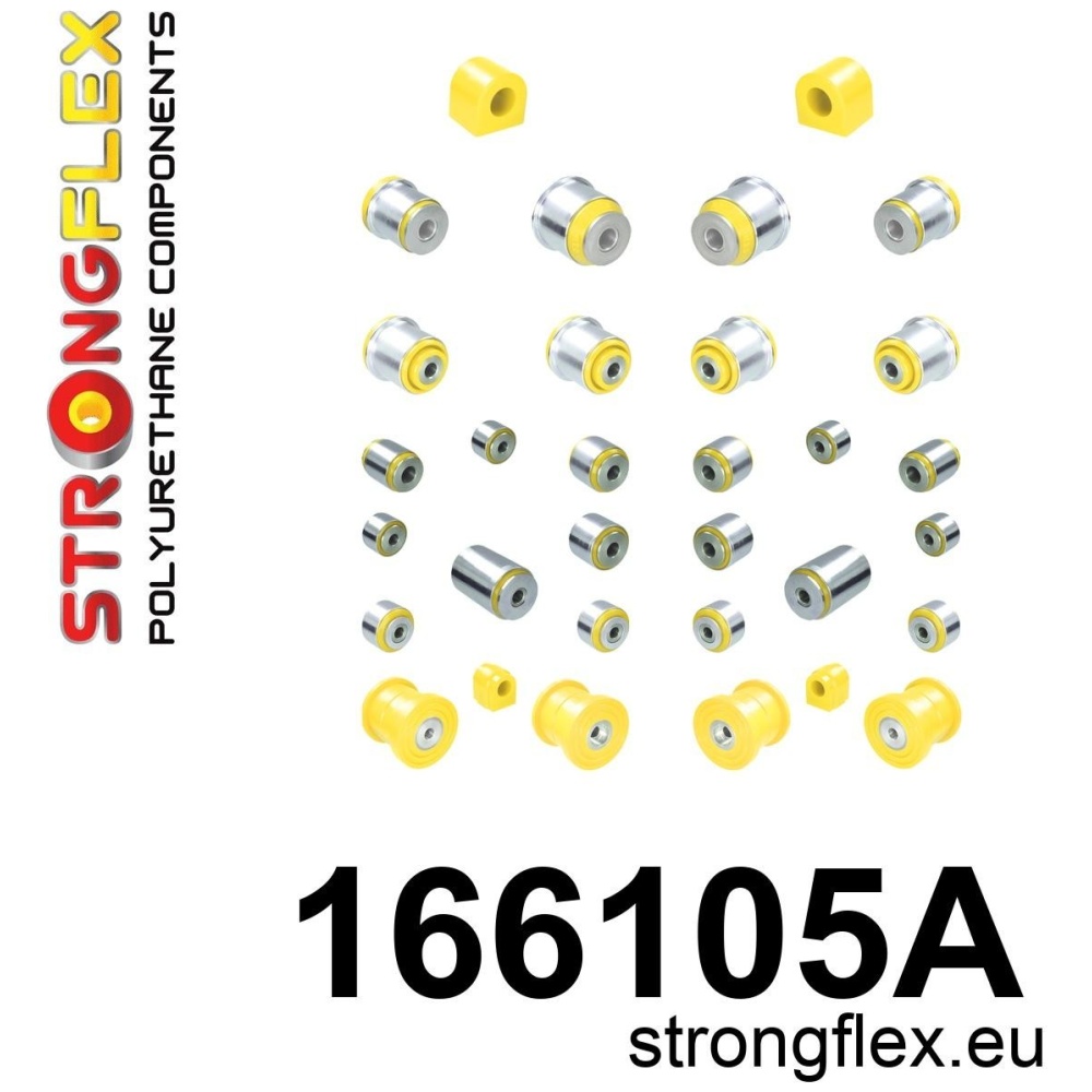 Strongflex Maserati Complete ophangrubberset SPORT – 166105A