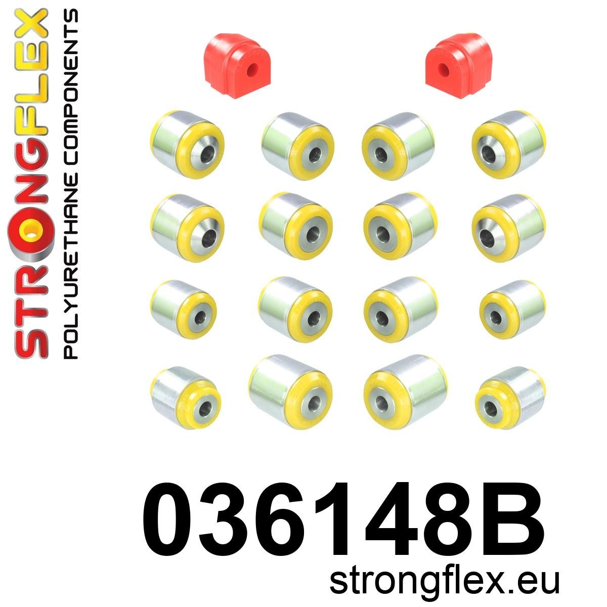 Strongflex Bmw Achterste ophangrubberset – 036148B 1 Strongflex Bmw Achterste ophangrubberset – 036148B