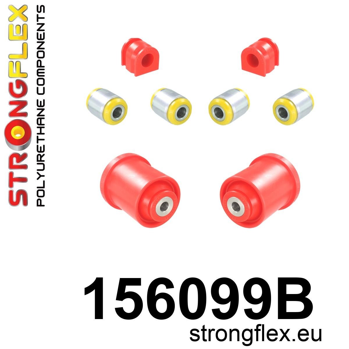 Strongflex Dacia Complete ophangrubberset FWD – 156099B 1 Strongflex Dacia Complete ophangrubberset FWD – 156099B