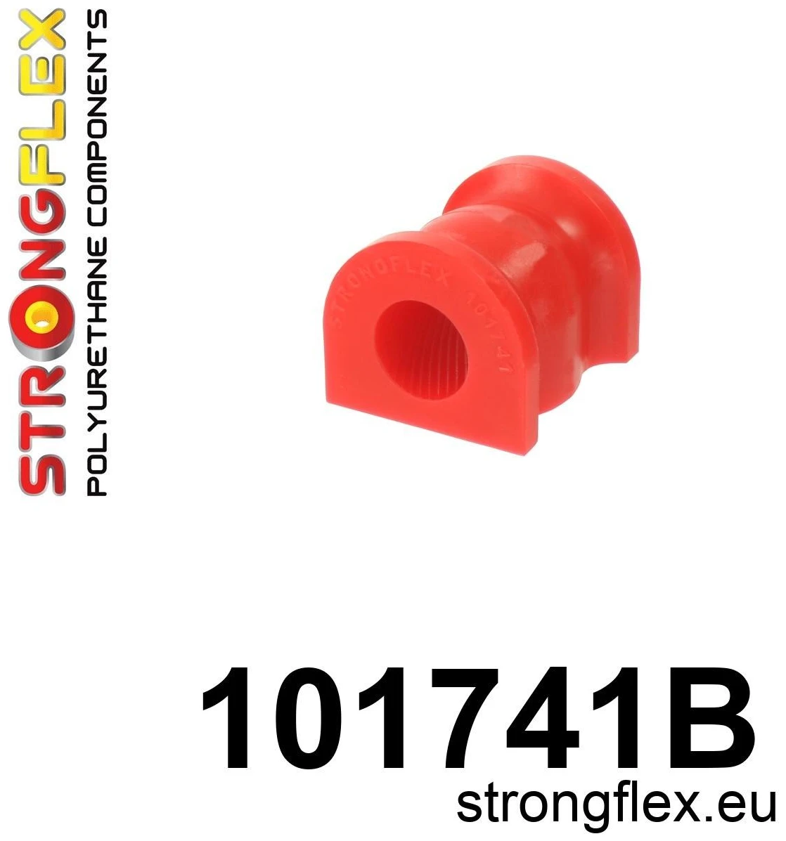 Strongflex Mazda Achterste stabilisator rubber – 101741B 1 Strongflex Mazda Achterste stabilisator rubber – 101741B