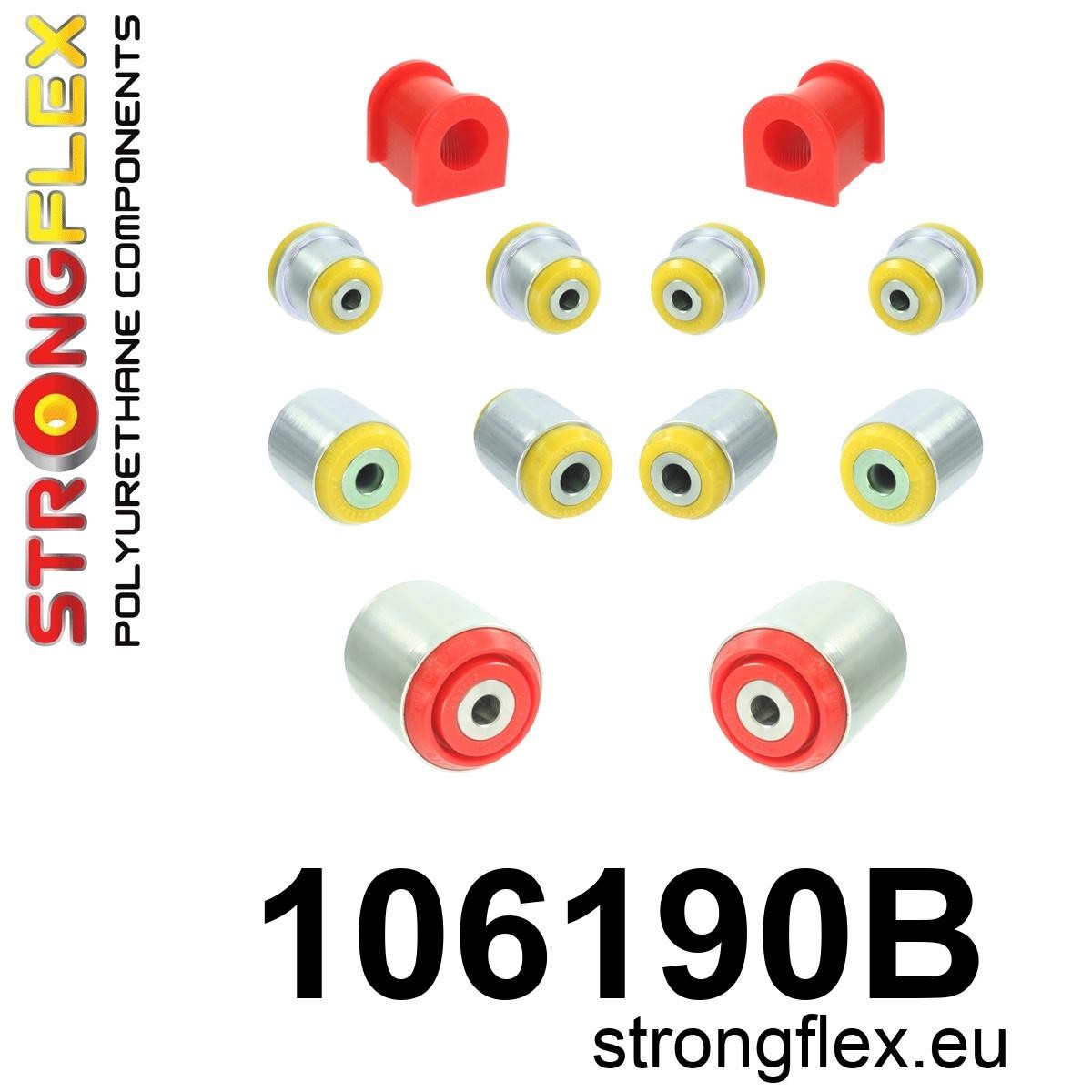 Strongflex Mazda Voorste ophangrubberset – 106190B 1 Strongflex Mazda Voorste ophangrubberset – 106190B