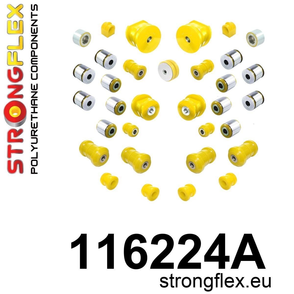 Strongflex Mercedes Complete ophangrubberset SPORT – 116224A 1 Strongflex Mercedes Complete ophangrubberset SPORT – 116224A
