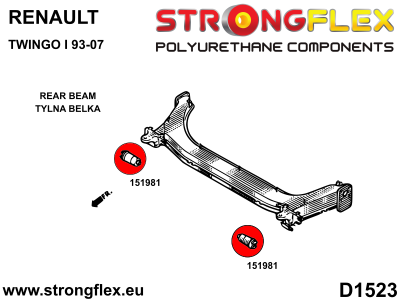 Strongflex Renault Complete ophangrubberset – 156101B 3 Strongflex Renault Complete ophangrubberset – 156101B – Image 3