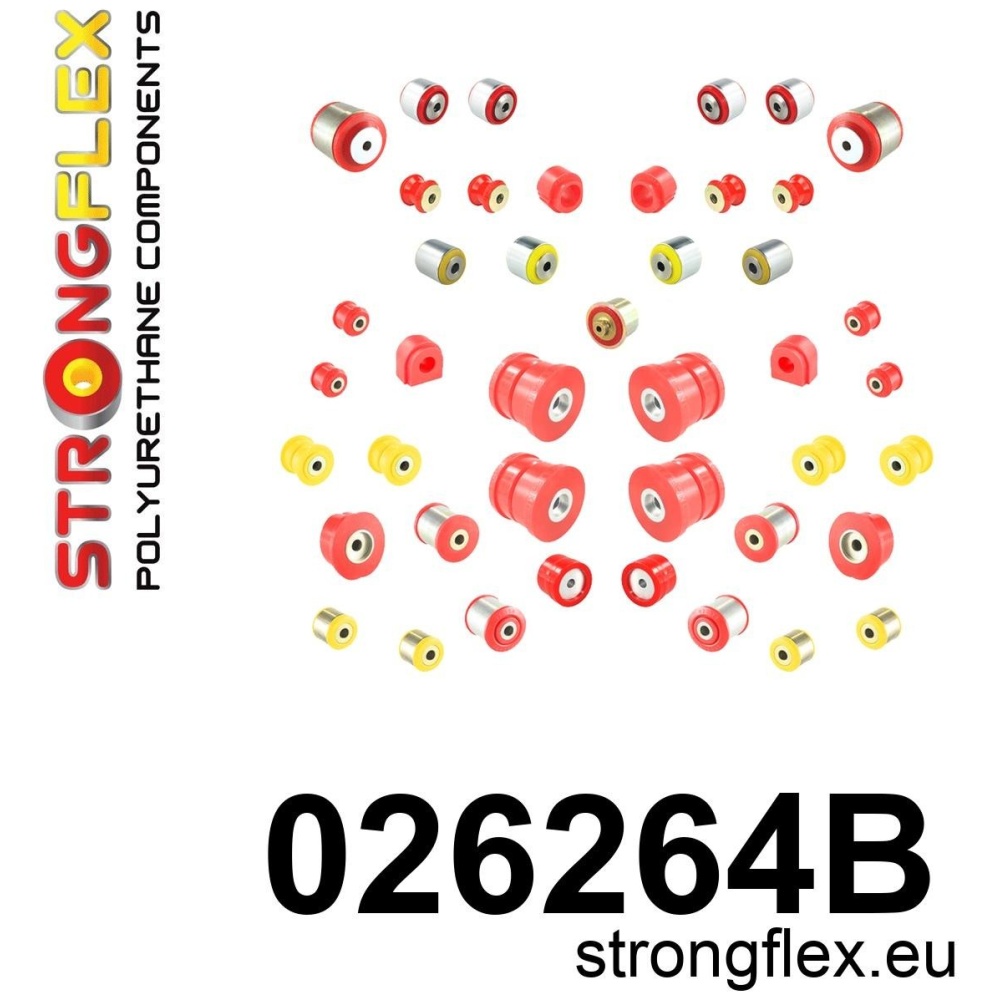 Strongflex Audi Complete polyurethaan ophangrubberset – 026264B