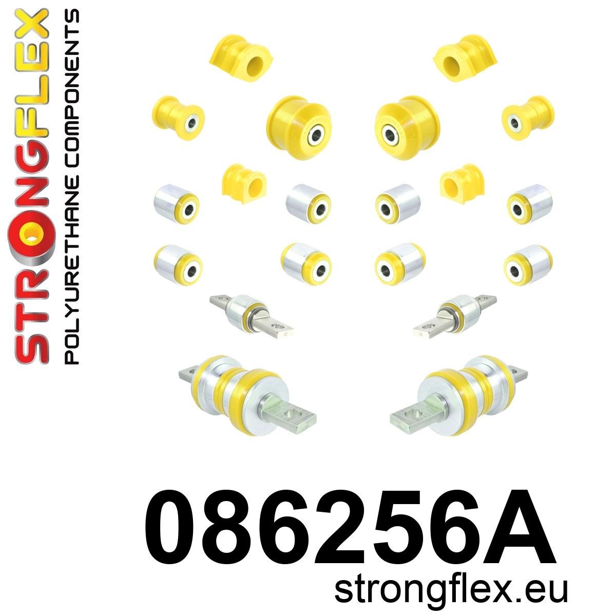 Strongflex Honda Complete ophangrubberset SPORT – 086256A 1 Strongflex Honda Complete ophangrubberset SPORT – 086256A