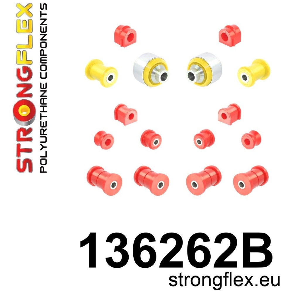 Strongflex Opel Vauxhall Complete ophangrubberset – 136262B