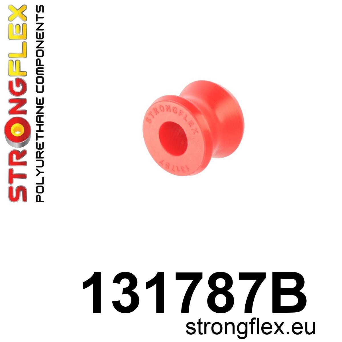 Strongflex Opel Vauxhall Achterste stabilisator-koppelstangrubber (stabilisatorzijde) – 131787B 1 Strongflex Opel Vauxhall Achterste stabilisator-koppelstangrubber (stabilisatorzijde) – 131787B