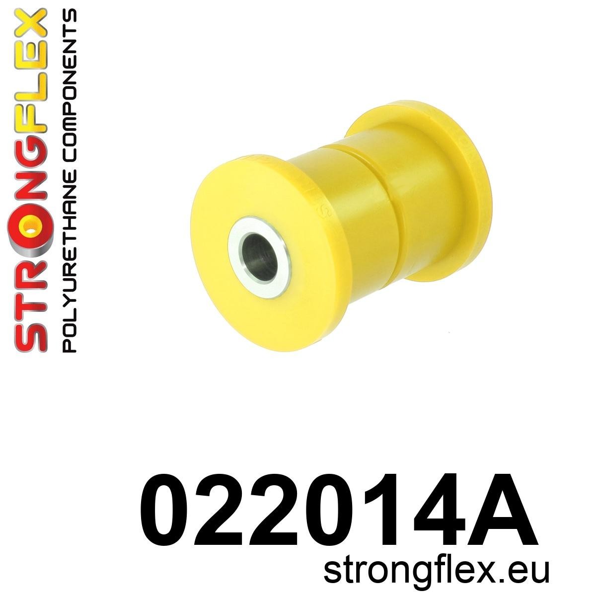 Strongflex Audi Silentbloc de bras de suspension inférieur d'essieu avant – extérieur SPORT – 022014AX NOIR 2 Strongflex Audi Silentbloc de bras de suspension inférieur d’essieu avant – extérieur SPORT – 022014A