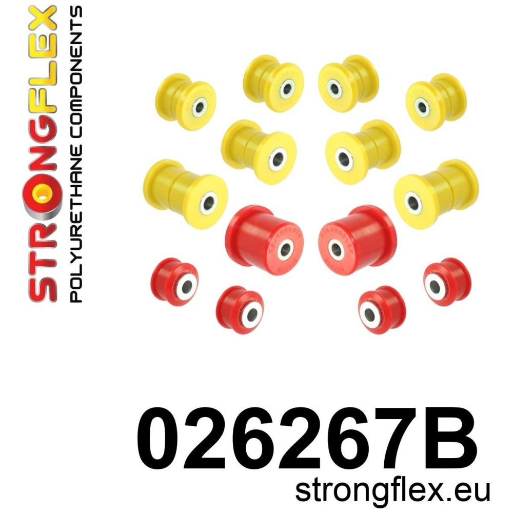Strongflex Porsche Kit de silentblocs de suspension avant – 026267B