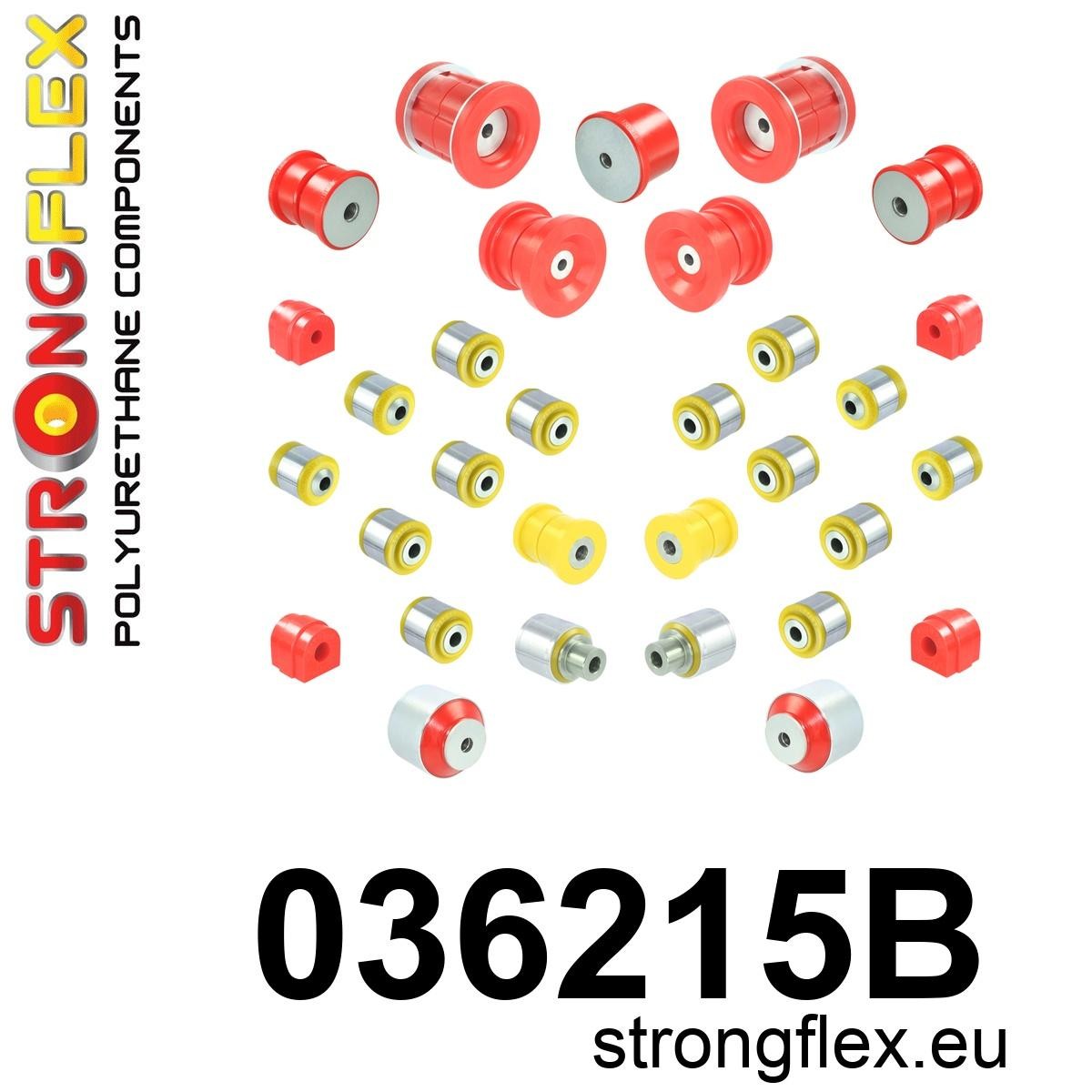 Strongflex Bmw Complete ophangrubberset – 036215B 1 Strongflex Bmw Complete ophangrubberset – 036215B
