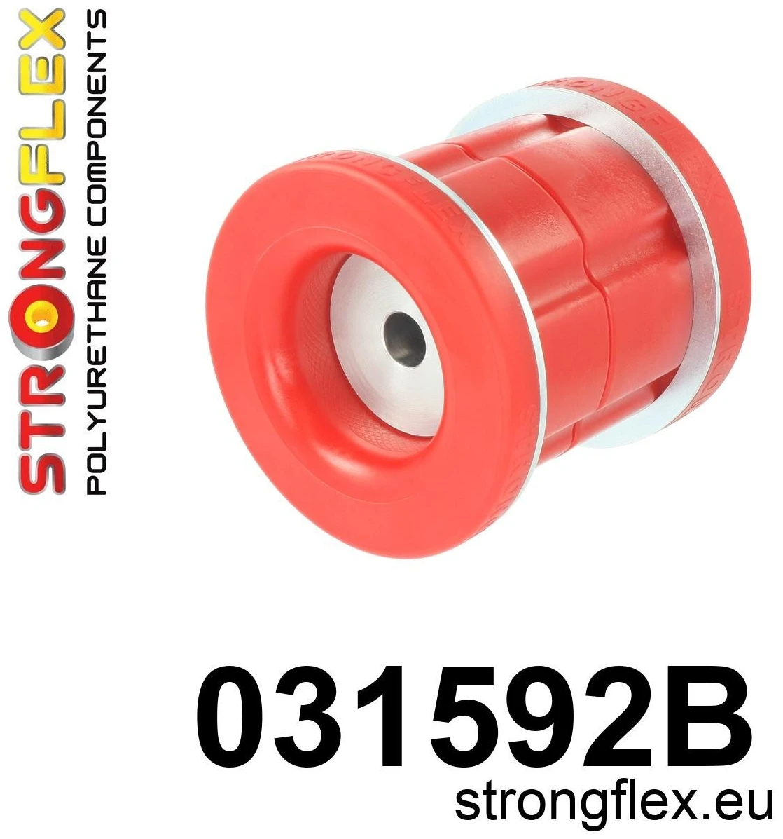 Strongflex Bmw Achterste subframe - voorste rubber – 031592BX ZWART 2 Strongflex Bmw Achterste subframe - voorste rubber – 031592BX ZWART – Bild 2