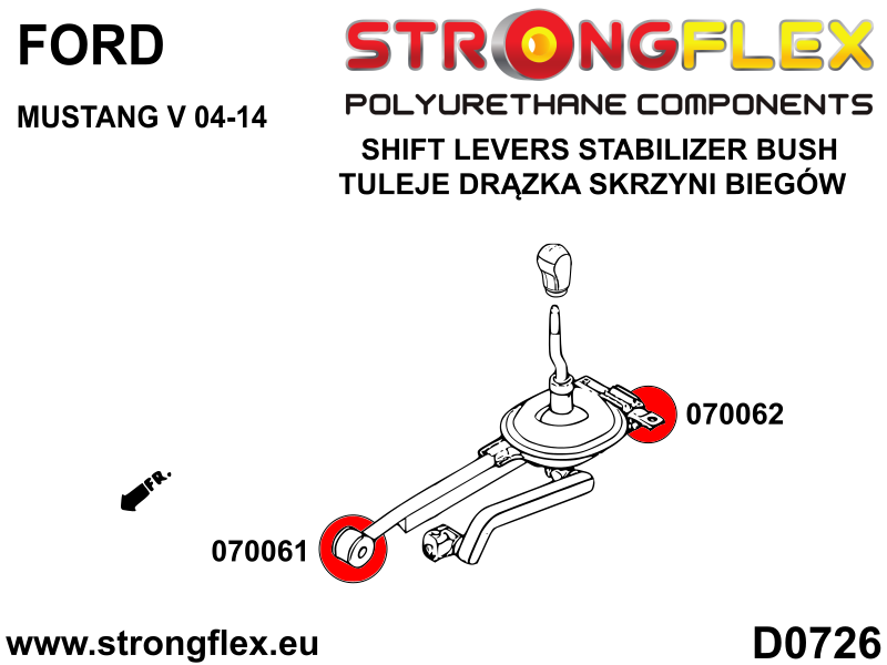 Strongflex Ford Versnellingspook bevestiging – 070062B 2 Strongflex Ford Versnellingspook bevestiging – 070062B – Image 2