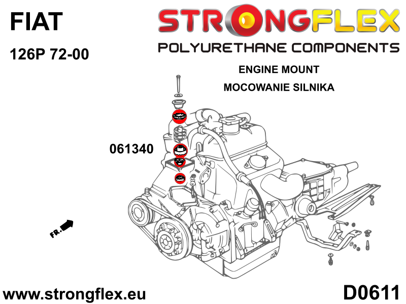 Strongflex Fiat 126P Complete ophangrubberset SPORT – 066085A 7 Strongflex Fiat 126P Complete ophangrubberset SPORT – 066085A – Bild 7