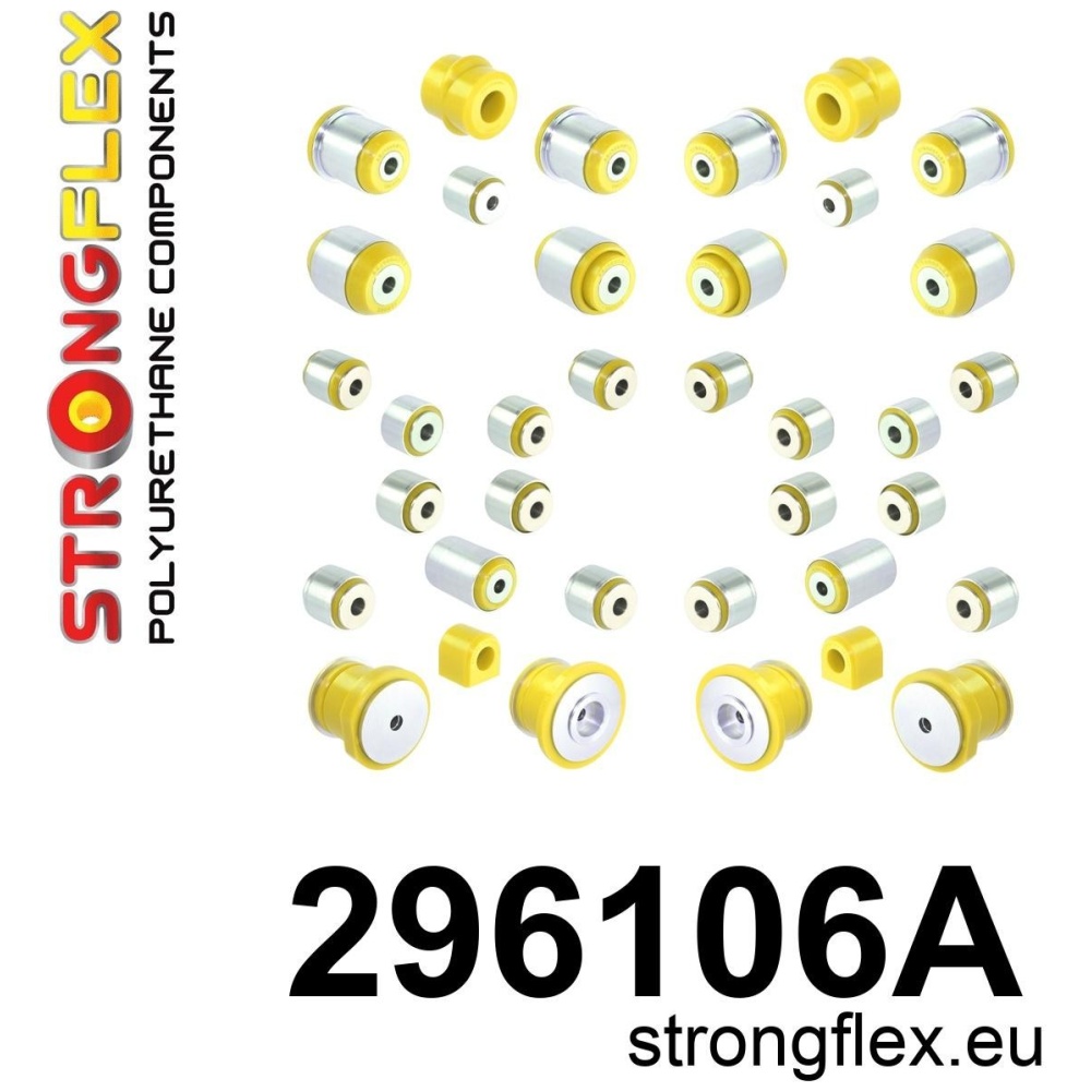 Strongflex Dodge Full suspension polyurethaan rubberset RWD SPORT – 296106A