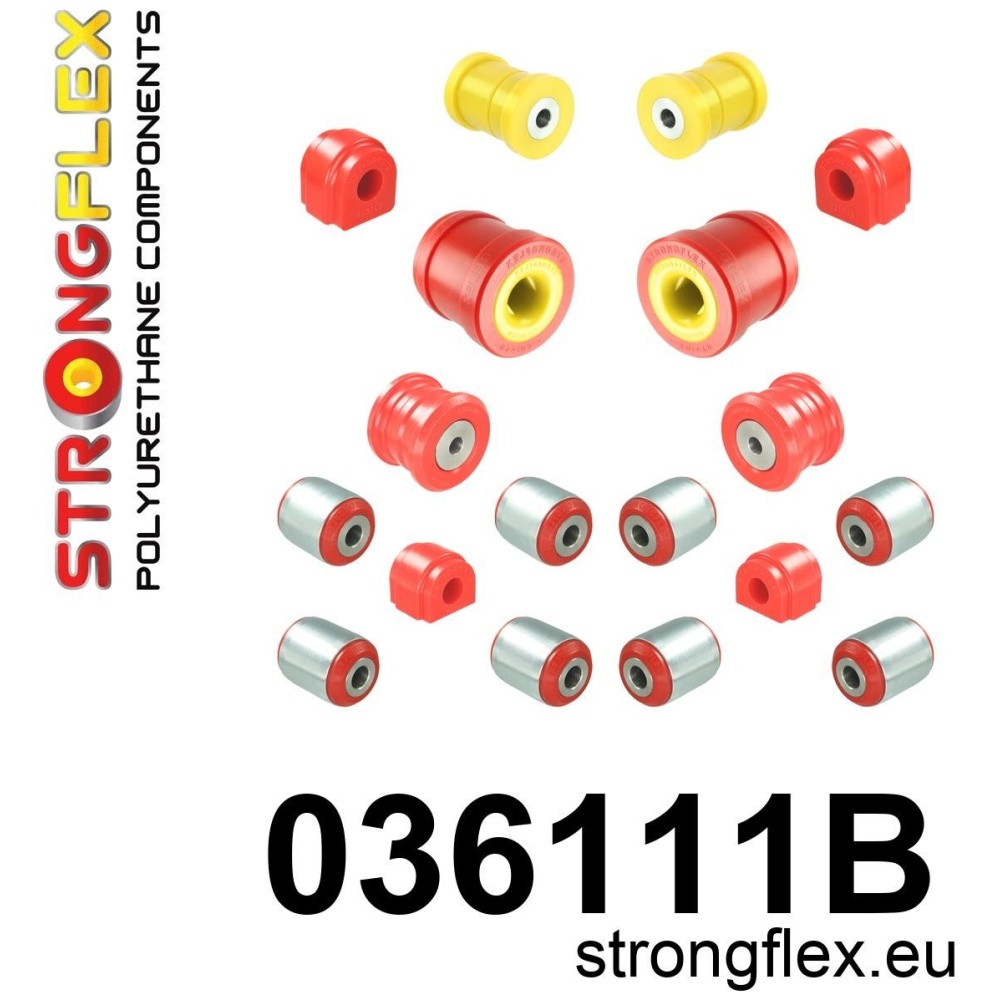 Strongflex Mini Complete polyurethane suspension bush kit – 036111B