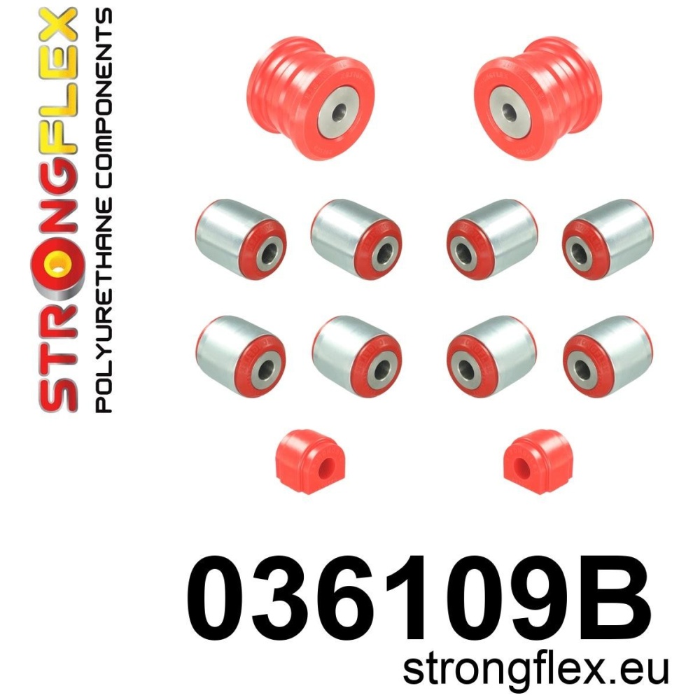 Strongflex Mini Achterste ophangrubberset – 036109B